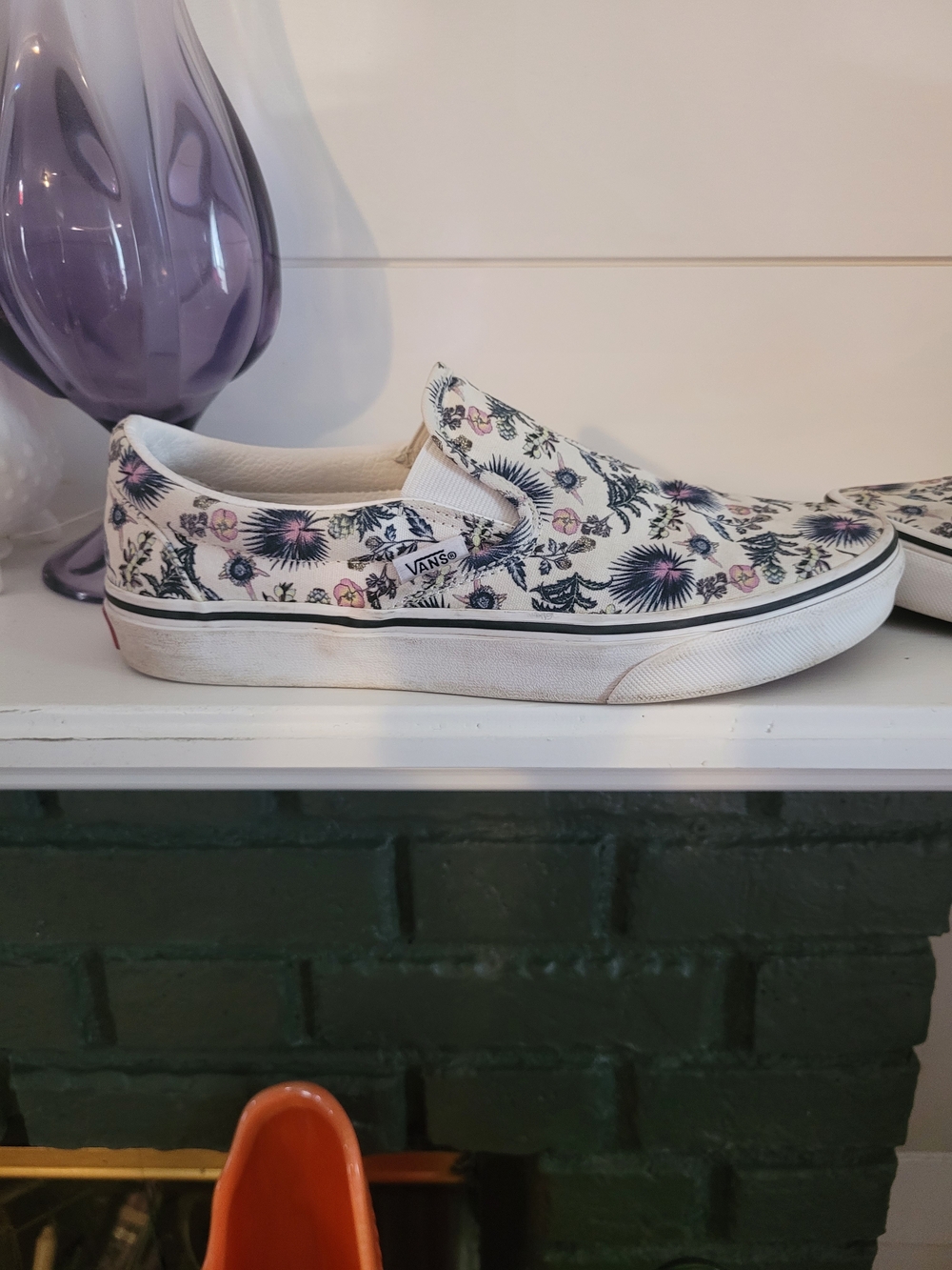 Vans Slip-On Floral Canvas Sneakers - Picture 10 of 13